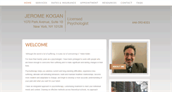 Desktop Screenshot of drjeromehkogan.com